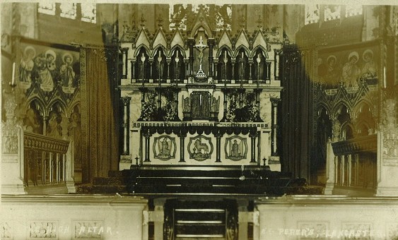 The original high altar of St Peter's
