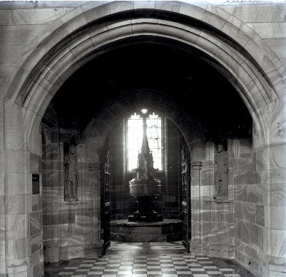 The gateway to the baptistery, added 1901