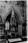 The Cathedra (bishop's throne) in 1924