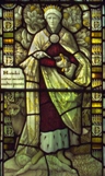 The Cathedral features a number of unusual stained glass windows, such as this window depicting King Herod